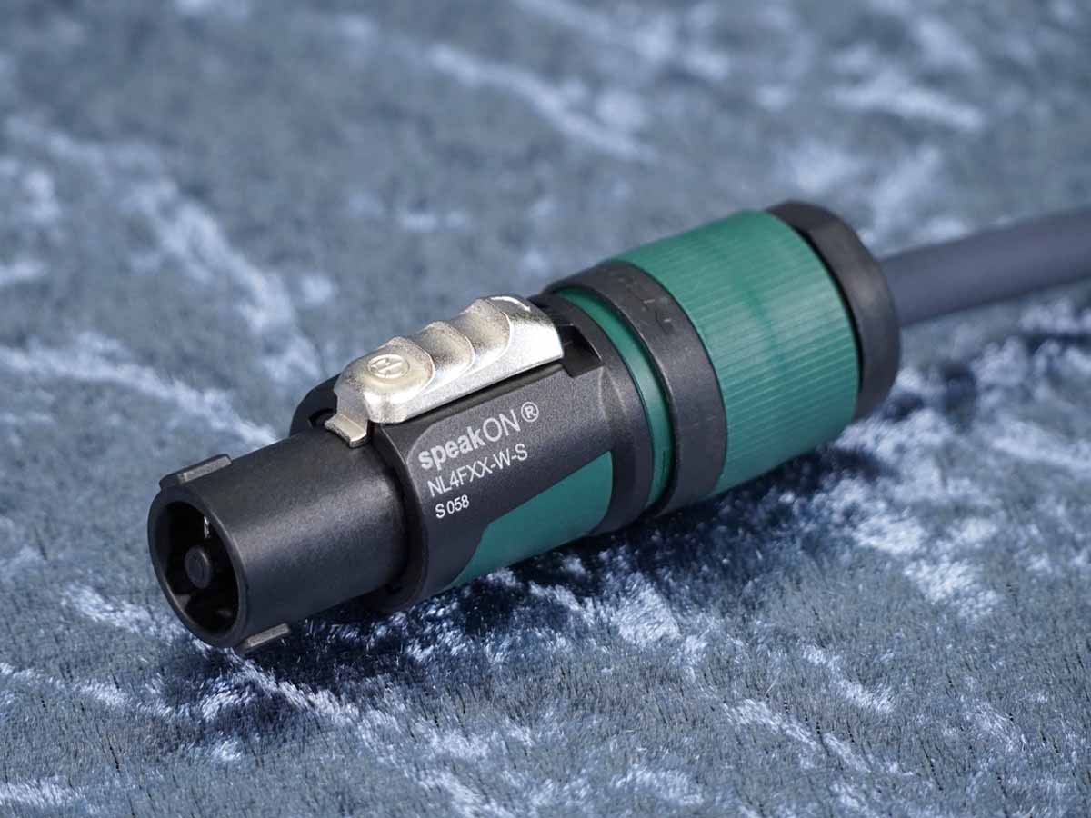 Lautsprecherkabel Sommer 'Meridian Mobile 225' grau / Neutrik