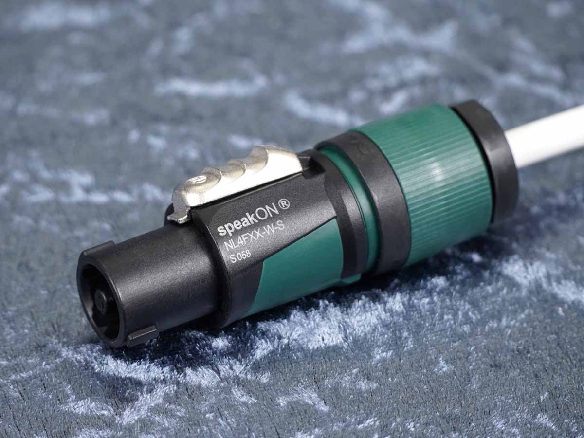 Lautsprecherkabel Sommer 'Meridian Mobile 215' weiss / Neutrik