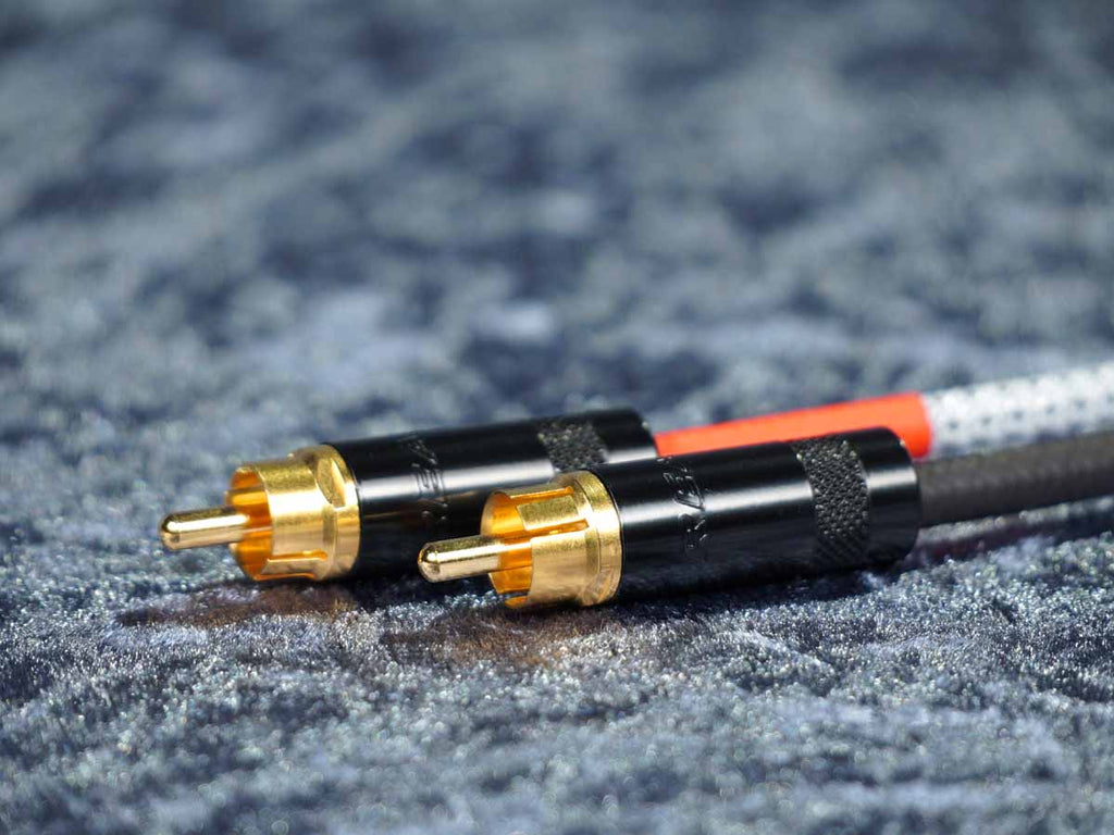 Cinchkabel Sommer 'Onyx Tynee' Gfl / REAN sw - Stereopaar