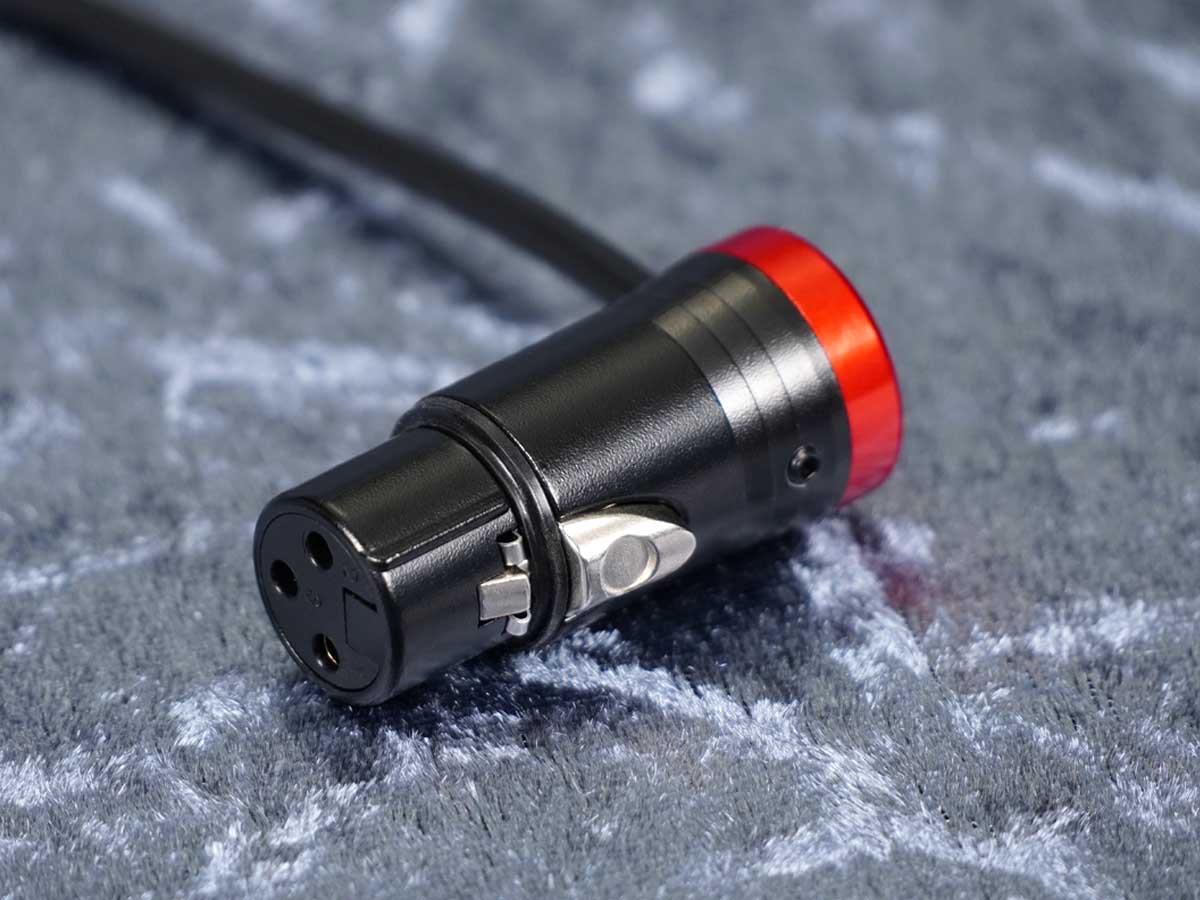 Mikrofonkabel Sommer 'Scuba 14 Highflex' sw - Low Profile Stecker rot