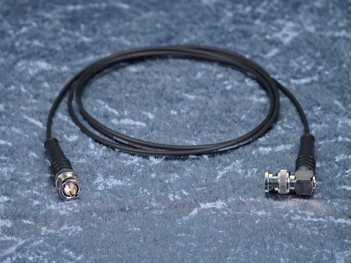 SDI-Kabel Sommer 'Monomax' schwarz - Hicon BNC auf Winkel BNC