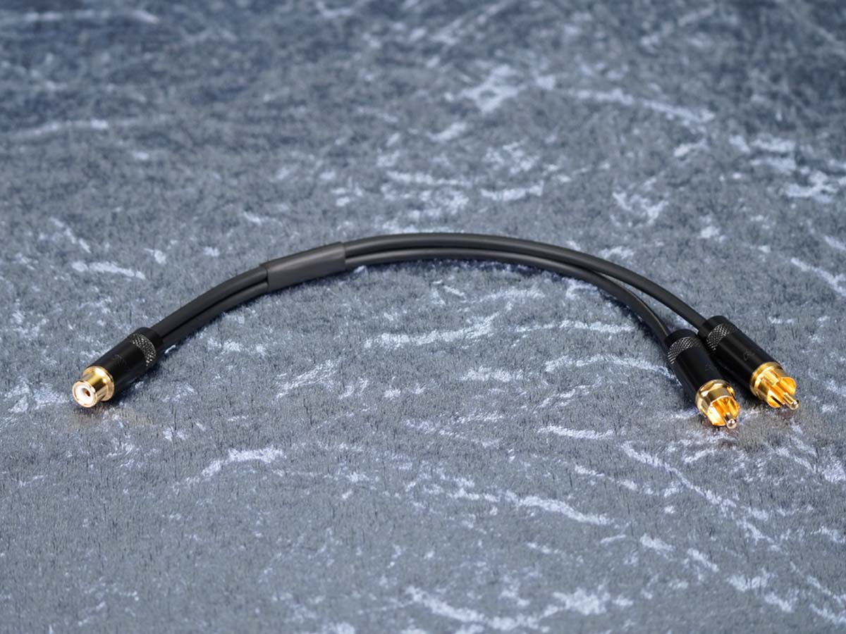 Kurzadapter Y-Kabel Cinch_w auf 2 x Cinch_m - Sommer/Rean