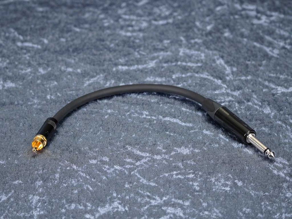 Kurzadapter Cinch auf Plg6,3M - Sommer/Neutrik/Rean