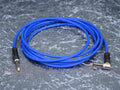 Instrumentenkabel Sommer 'Tricone XXL' blau - Hicon Klinke auf Winkelklinke