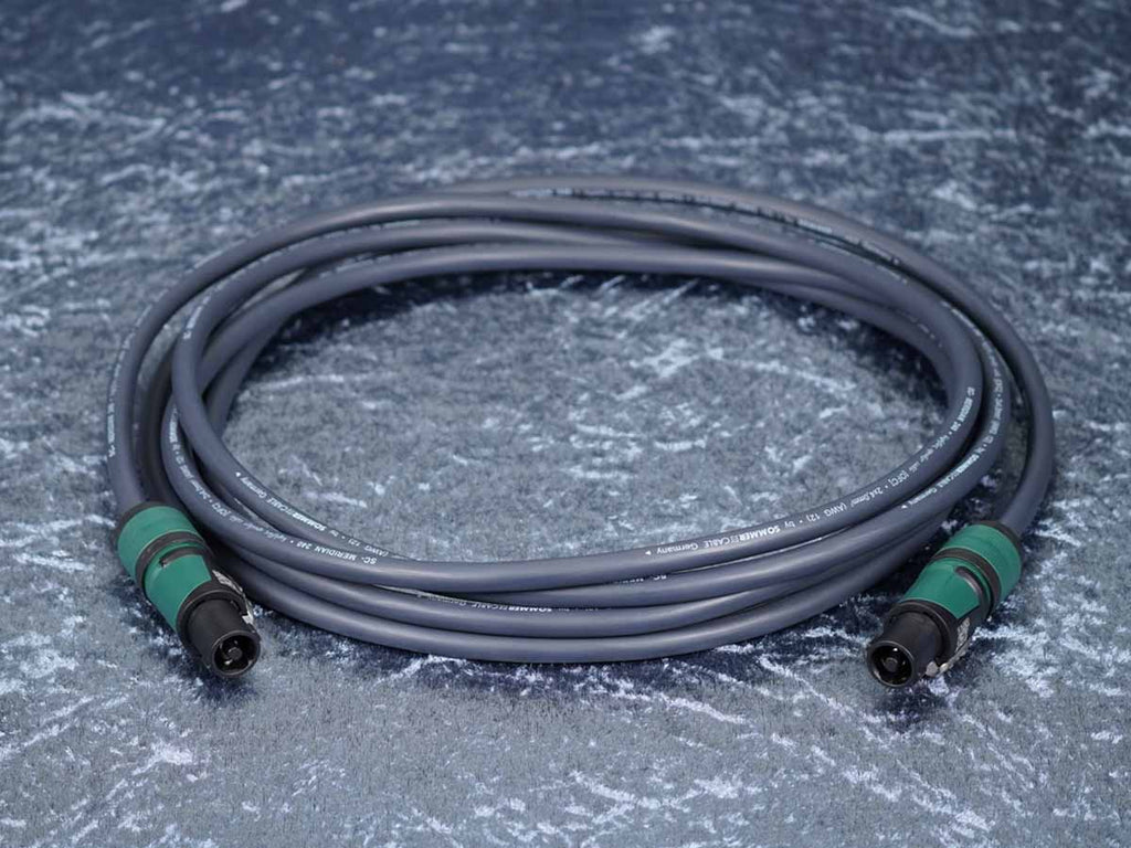 Lautsprecherkabel Sommer 'Meridian Mobile 240' grau / Neutrik