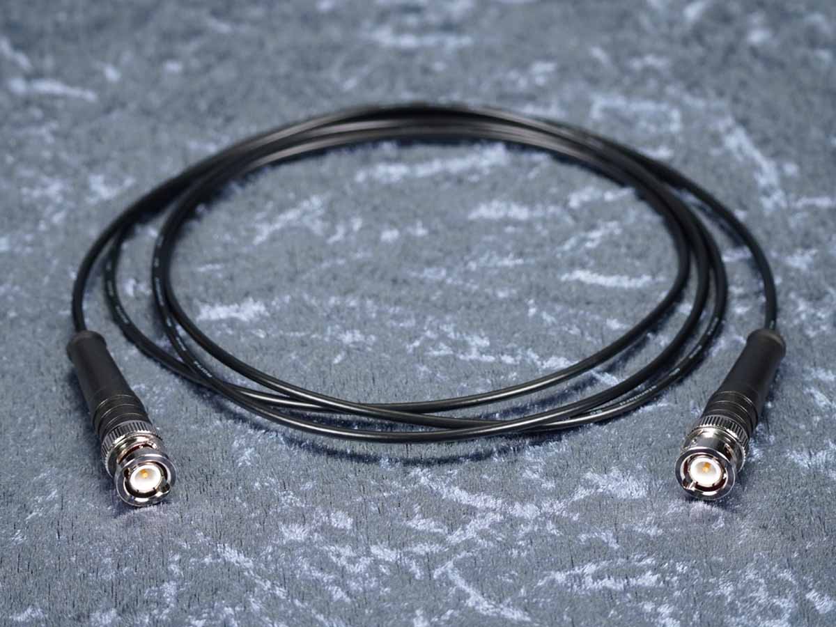 Antennenkabel 50 Ohm Sommer 'RG174 A/U' schwarz - Hicon BNC174
