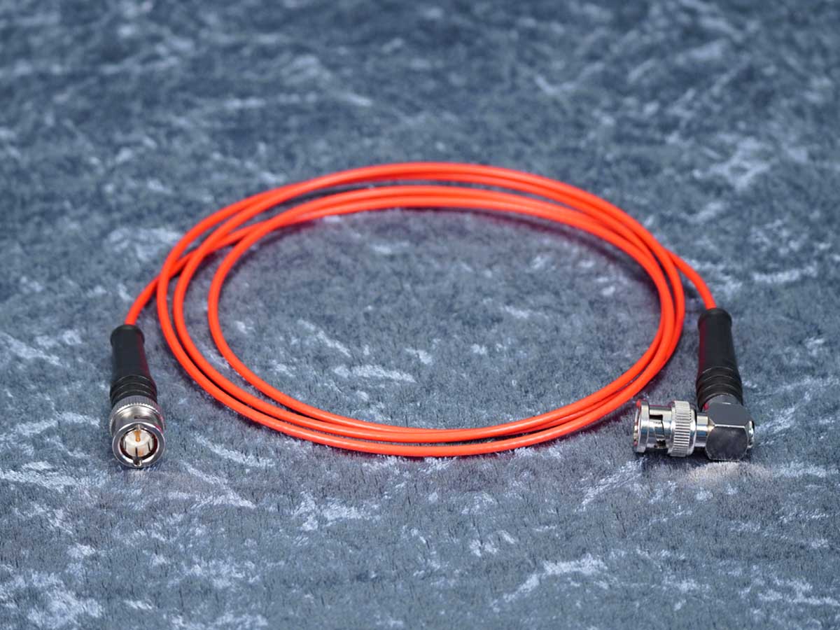 SDI-Kabel Sommer 'Monomax' rot - Hicon BNC auf Winkel BNC