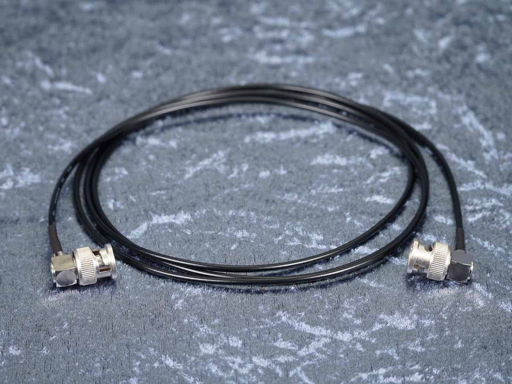 Antennenkabel 50 Ohm Sommer 'RG174 A/U' schwarz - BNC174M90