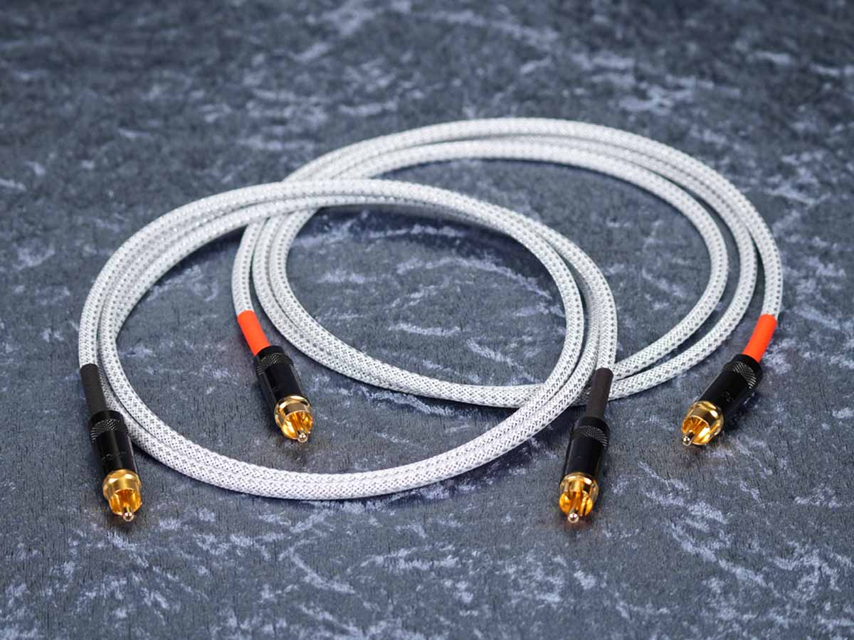 Cinchkabel Sommer 'Onyx Tynee' Gfl / REAN sw - Stereopaar
