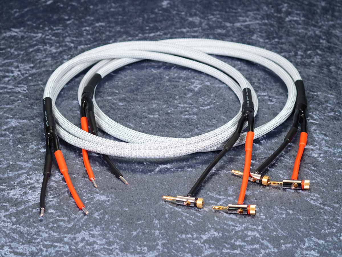 Lautsprecherkabel 'Meridian' 2x4,0 mm² Gfl mit BM06-Bananenstecker einseitig