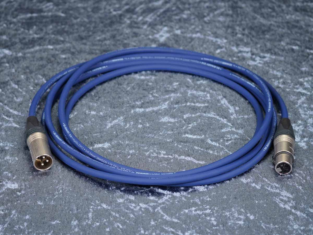 DMX-Kabel Sommer 'Binary 234' Blau / Neutrik
