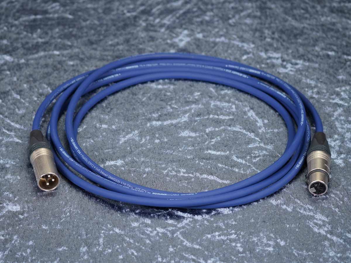 DMX-Kabel Sommer 'Binary 234' Blau / Neutrik
