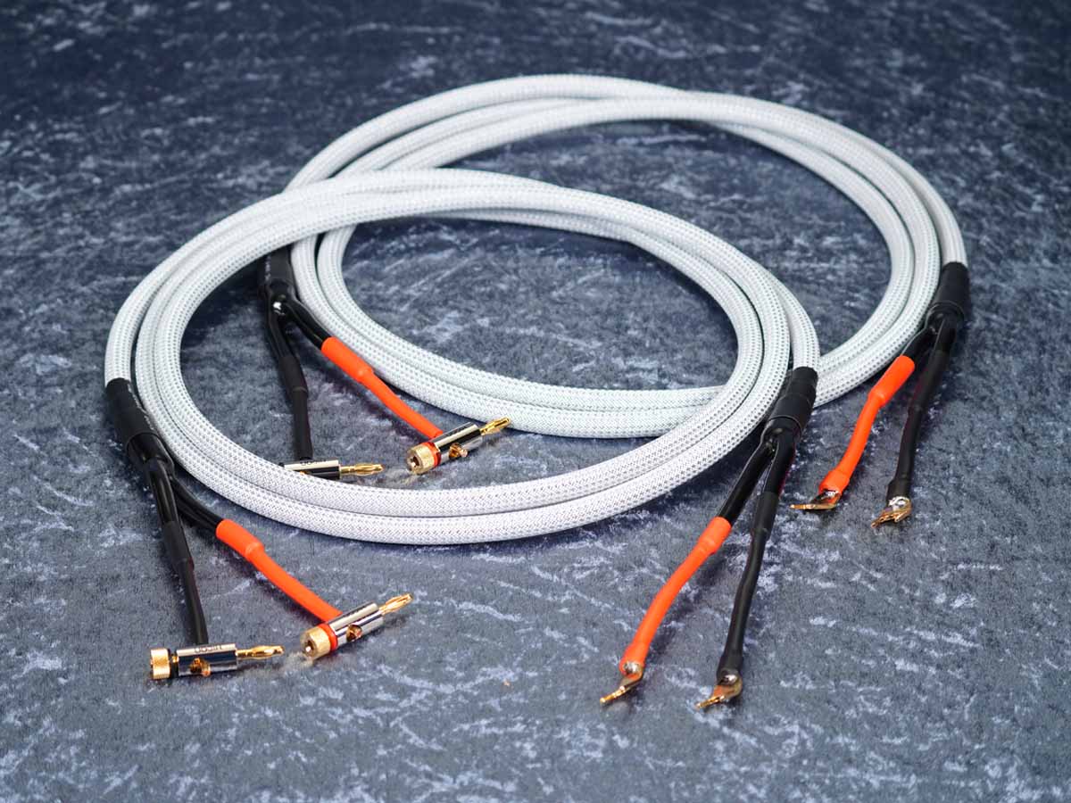 Lautsprecherkabel 'Meridian' 2x4,0 mm² Gfl BM06-Bananenstecker auf CTA01 Kabelschuhe