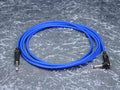 Instrumentenkabel Sommer 'Tricone XXL' blau - Neutrik Klinke auf Winkelklinke schwarz