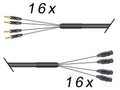 Multicore 16-Kanal Klinke sym. auf XLR female / Sommer Mistral / Neutrik
