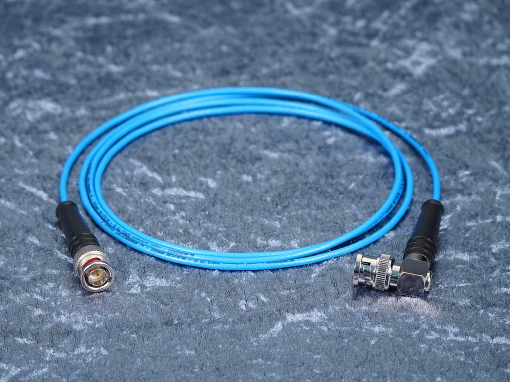 SDI-Kabel Sommer 'Monomax' blau - Hicon BNC auf Winkel BNC