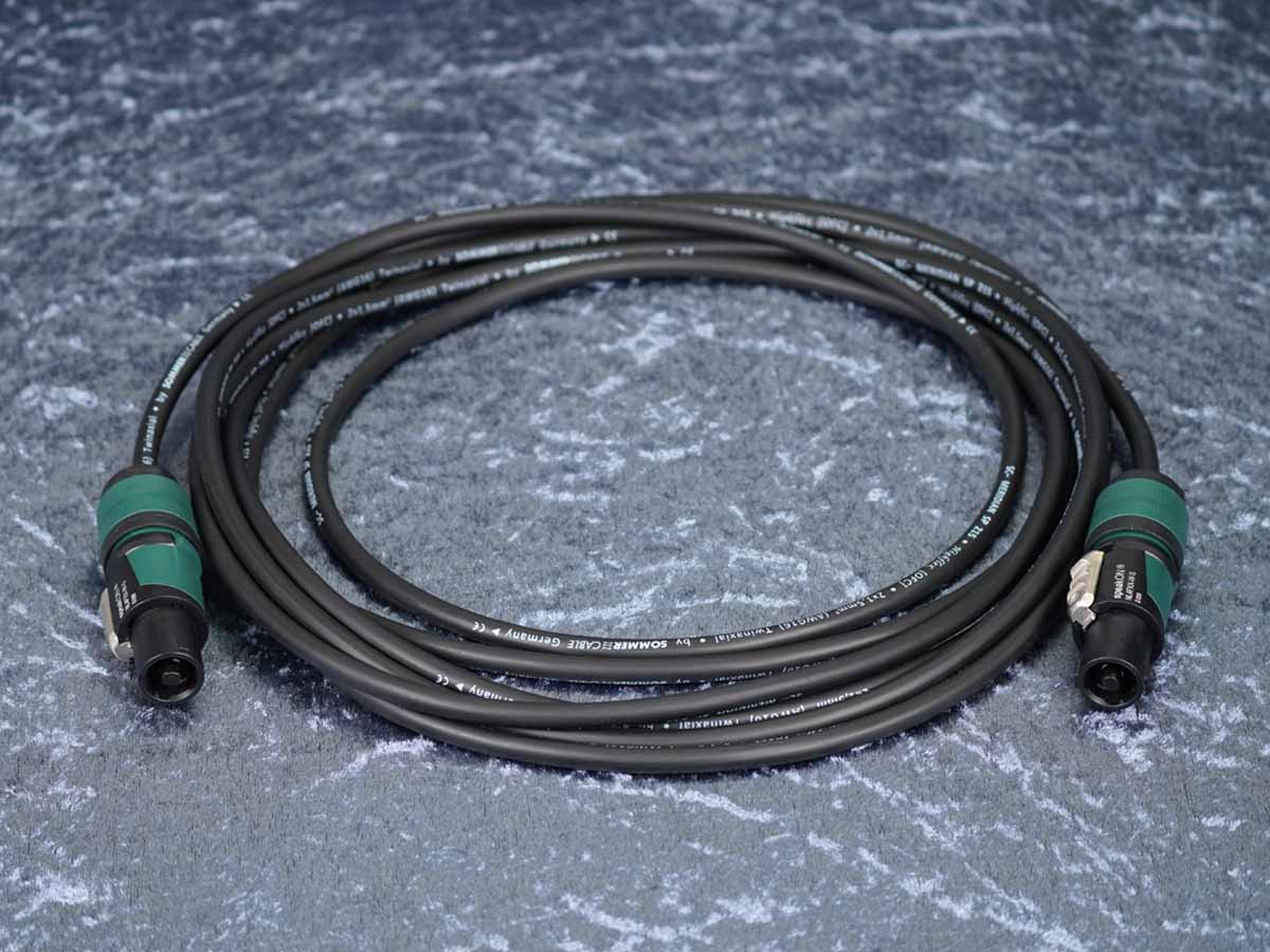 Lautsprecherkabel Sommer 'Meridian Mobile 215' schwarz / Neutrik
