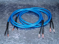 Lautsprecherkabel 'Dual Blue' - Aderendhülsen auf WBT 0681Ag Kabelschuhe