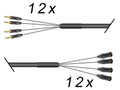 Multicore 12-Kanal Klinke sym. auf XLR male / Sommer Mistral / Neutrik