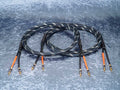 Lautsprecherkabel 'Dual Blue' Gfl - Spreizspangen-Bananenstecker beidseitig