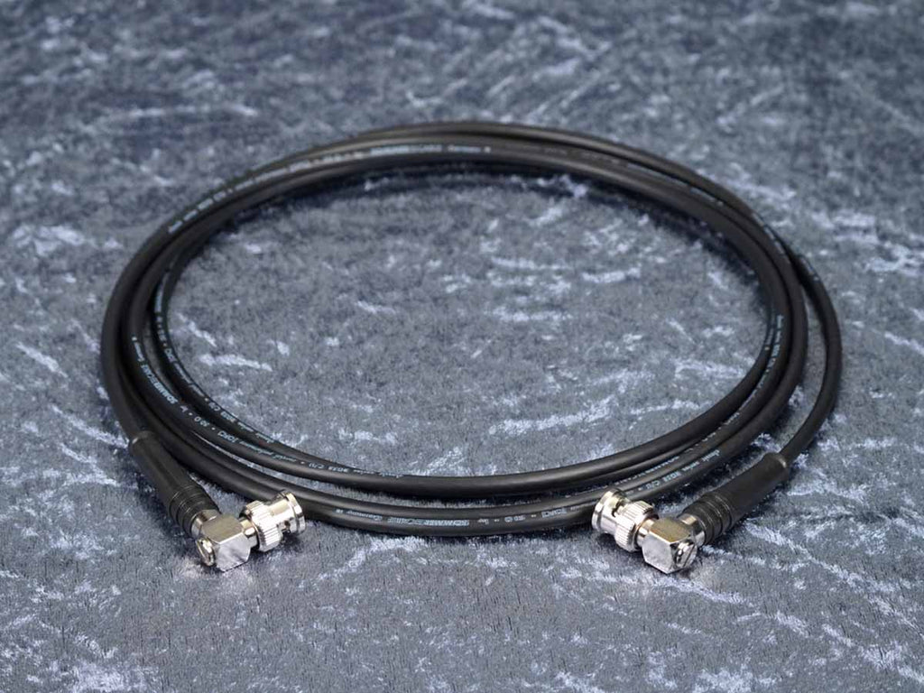 Antennenkabel 50 Ohm BNC Sommer 'RG58 C/U' sw - Hicon BNC58M90 beidseitig