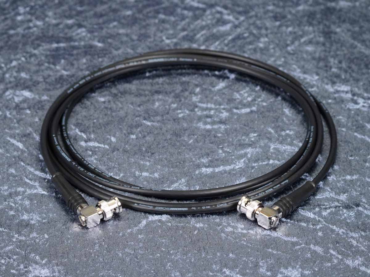 Antennenkabel 50 Ohm BNC Sommer 'RG58 C/U' sw - Hicon BNC58M90 beidseitig