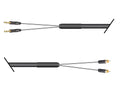 Multicore 2-Kanal Klinke asym. auf Cinchstecker / Sommer Mistral / Neutrik / REAN