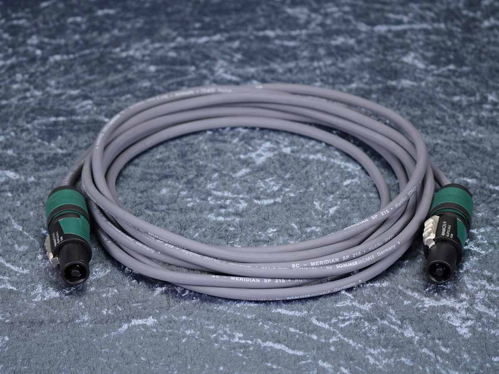 Lautsprecherkabel Sommer 'Meridian Mobile 215' grau / Neutrik