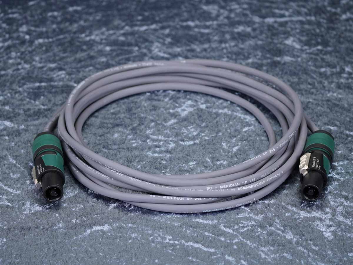Lautsprecherkabel Sommer 'Meridian Mobile 215' grau / Neutrik