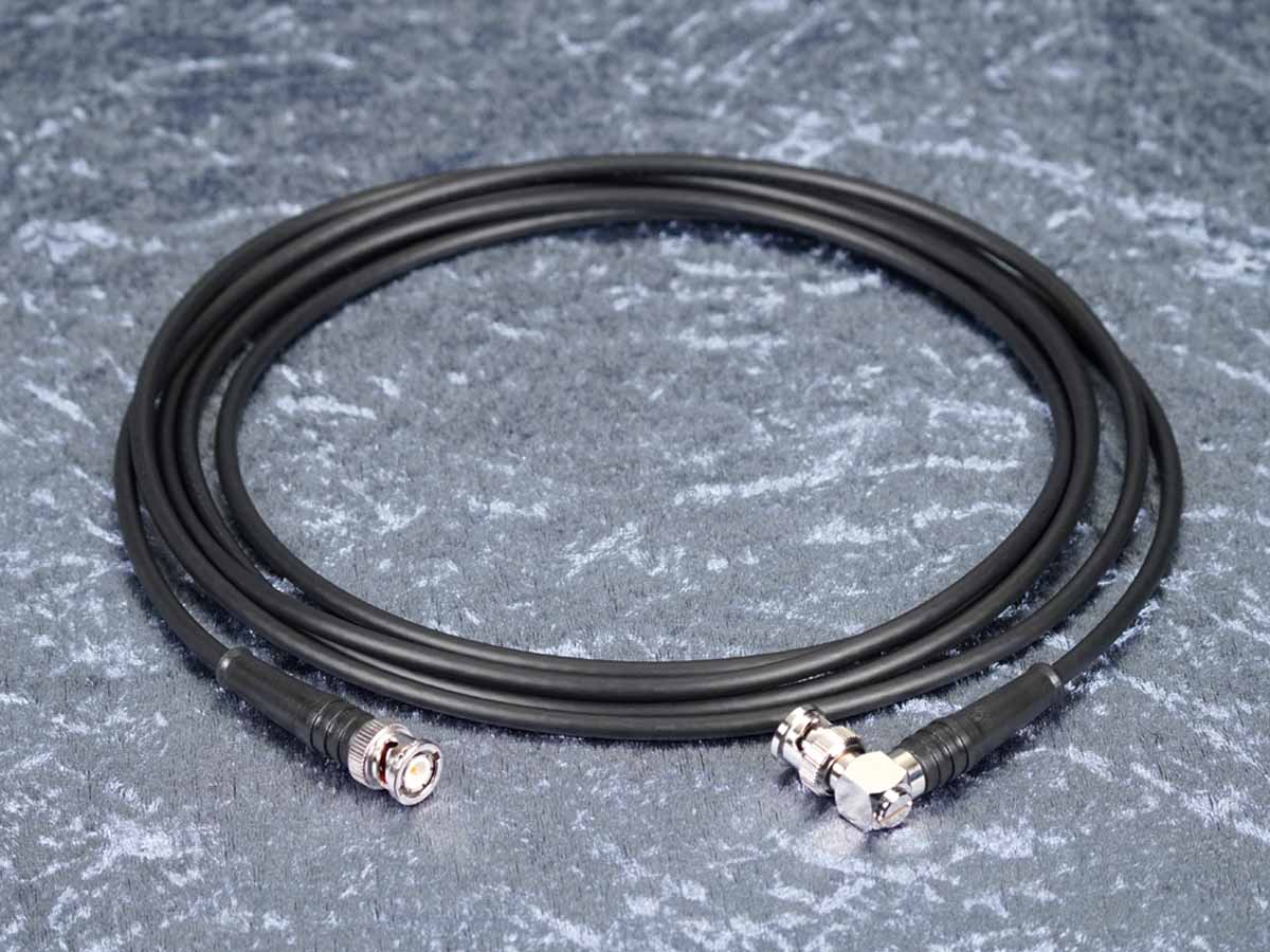 Antennenkabel 50 Ohm BNC Sommer 'RG58 C/U' sw - Hicon BNC58 auf BNC58M90
