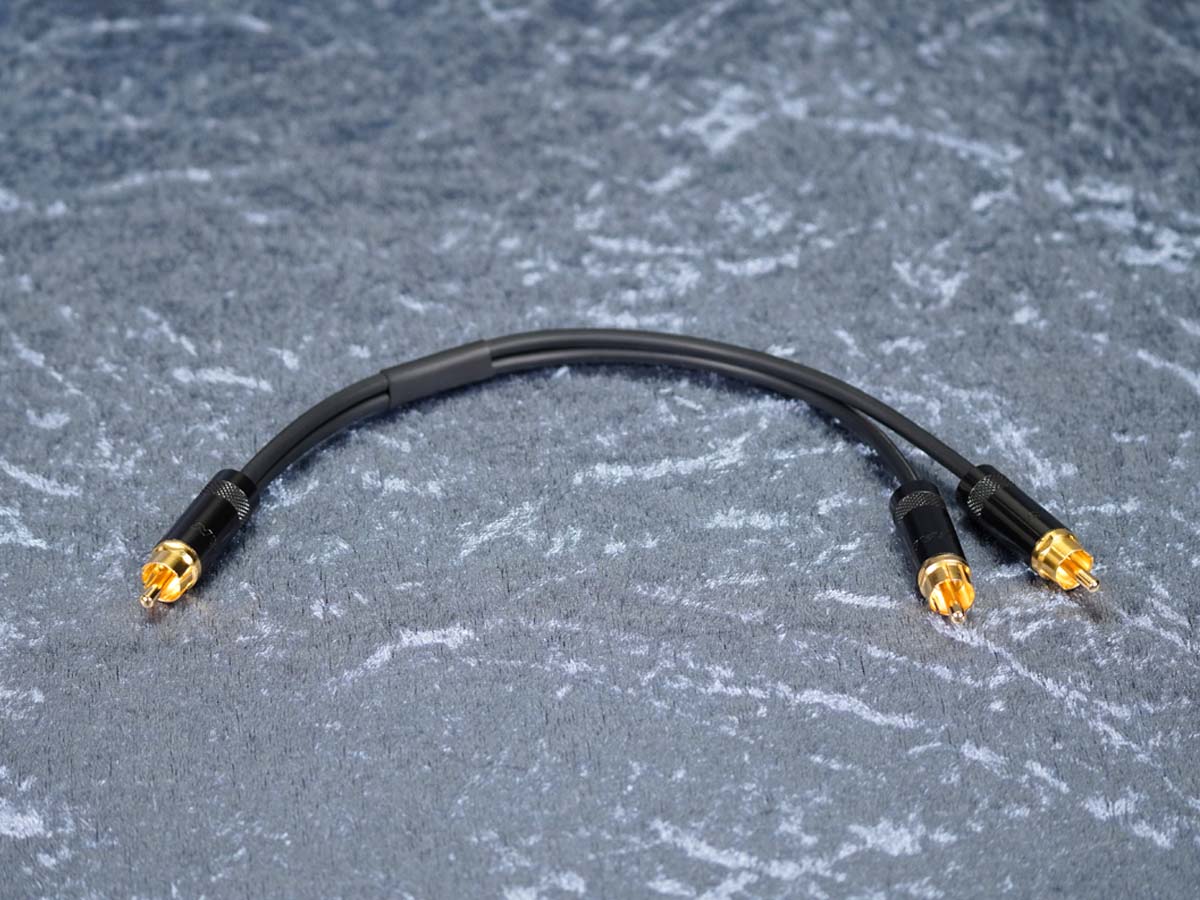 Kurzadapter Y-Kabel Cinch_m auf 2 x Cinch_m - Sommer/Rean