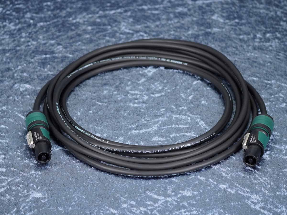 Lautsprecherkabel Sommer 'Meridian Mobile 225' schwarz / Neutrik