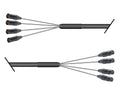 Multicore 4-Kanal XLR male auf XLR female / Sommer Mistral / Neutrik