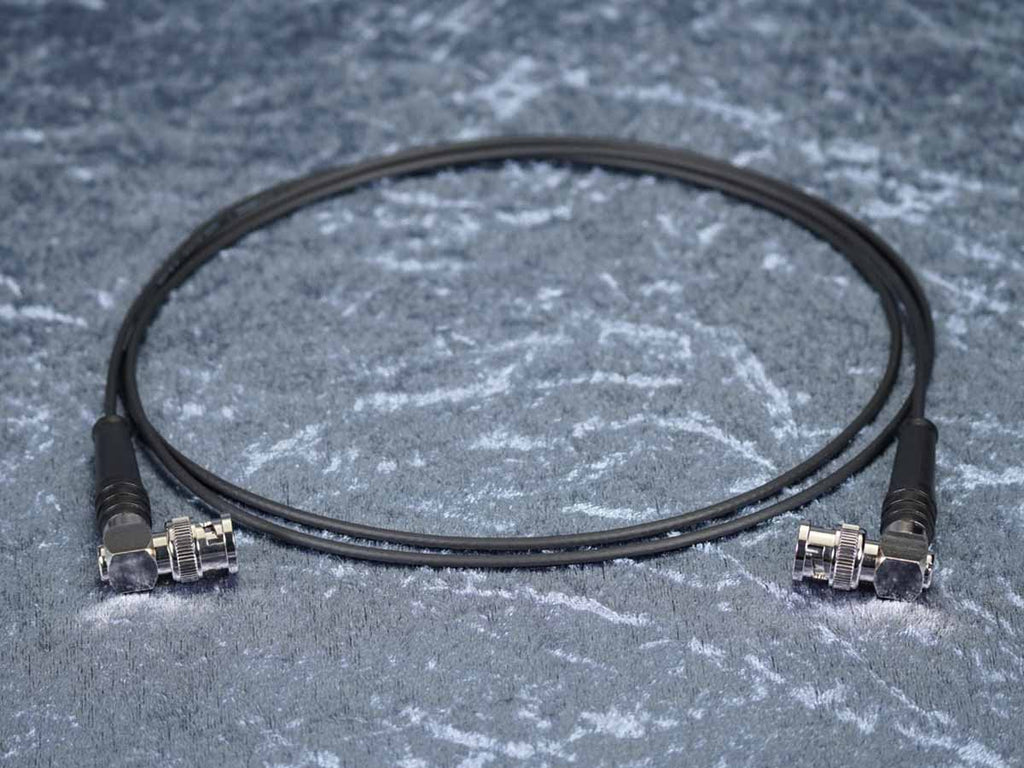 SDI-Kabel Sommer 'Monomax' schwarz - Hicon Winkel auf Winkel BNC