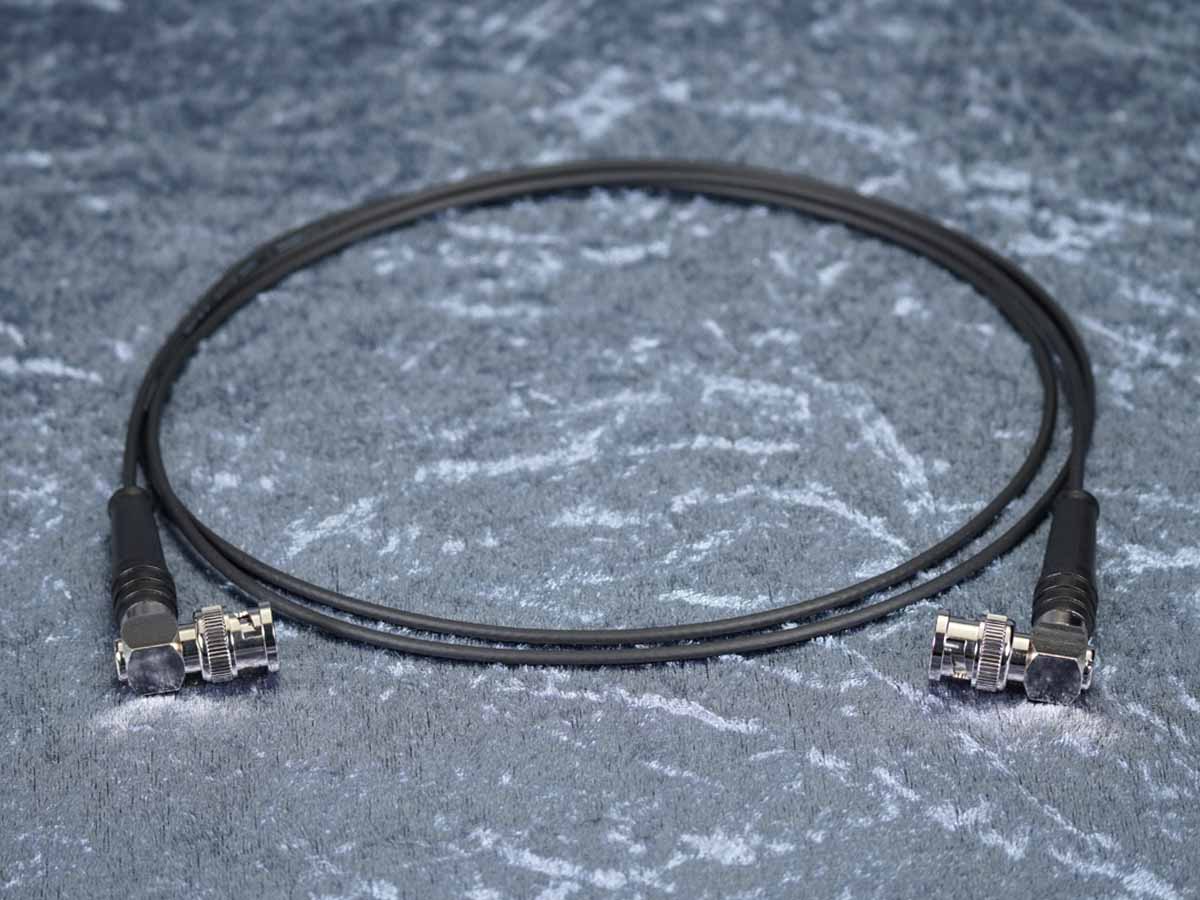 SDI-Kabel Sommer 'Monomax' schwarz - Hicon Winkel auf Winkel BNC