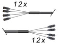 Multicore 12-Kanal XLR male auf XLR female / Sommer Mistral / Neutrik