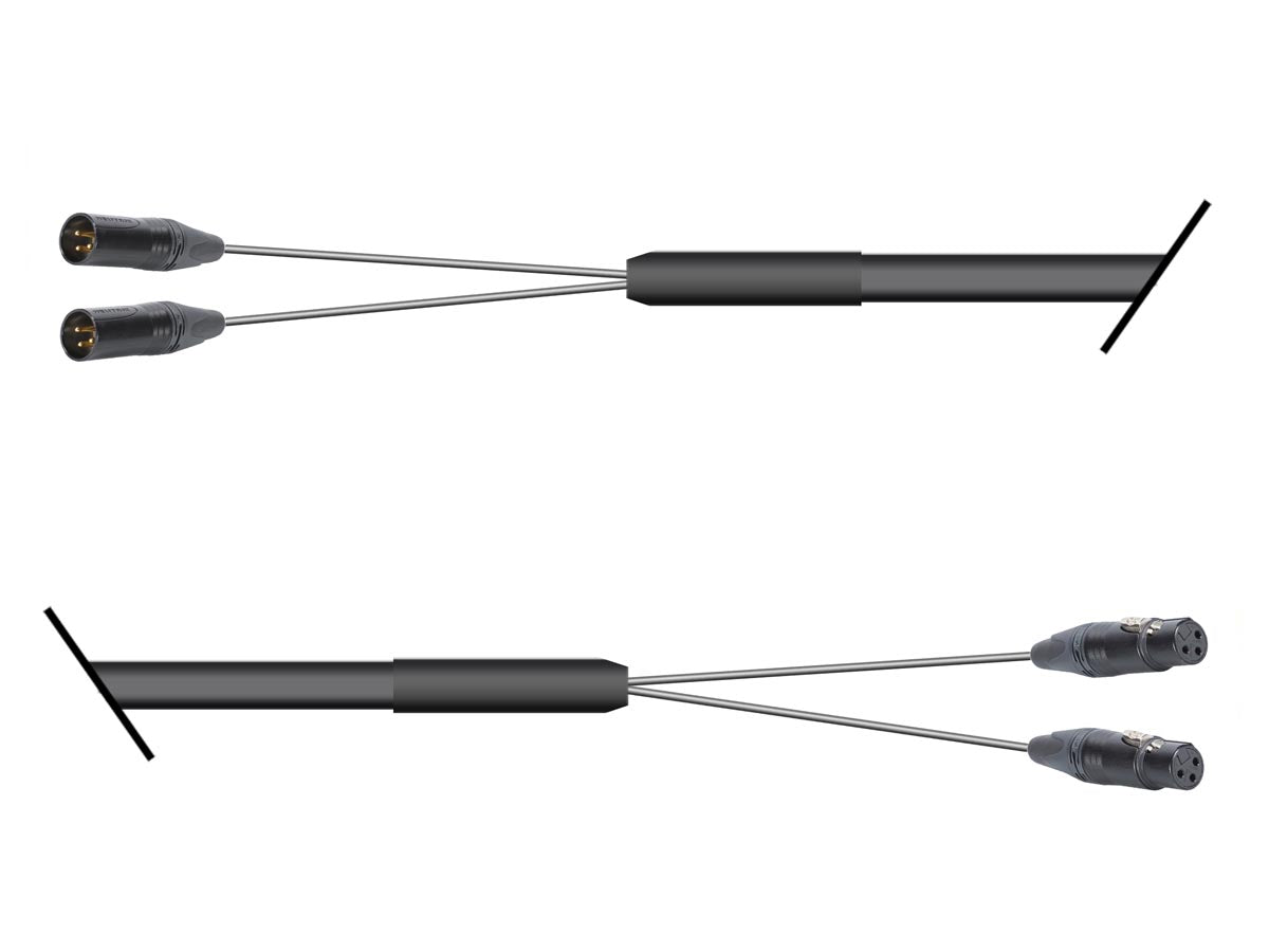 Multicore 2-Kanal XLR male auf XLR female / Sommer Mistral / Neutrik