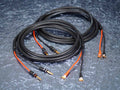 Lautsprecherkabel 'Meridian' 2x4,0 mm² Lamellen-Bananenstecker auf CTA01 Kabelschuhe