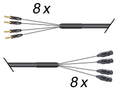 Multicore 8-Kanal Klinke sym. auf XLR female / Sommer Mistral / Neutrik