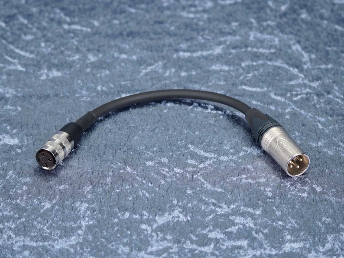 Kurzadapter Kleintuchel_f auf XLRm - Sommer/Amphenol/Neutrik