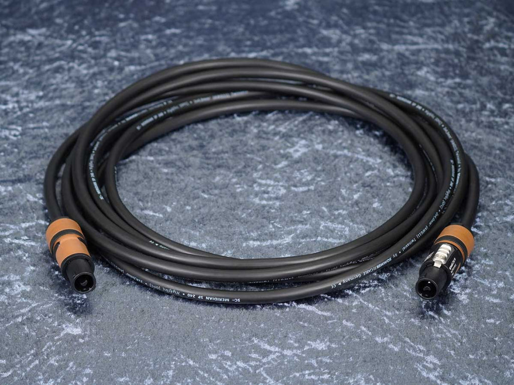 Lautsprecherkabel Sommer 'Meridian Mobile 240' schwarz / Neutrik