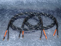Lautsprecherkabel 'Dual Blue' Gfl - Lamellen-Bananenstecker auf CTA01 Kabelschuhe
