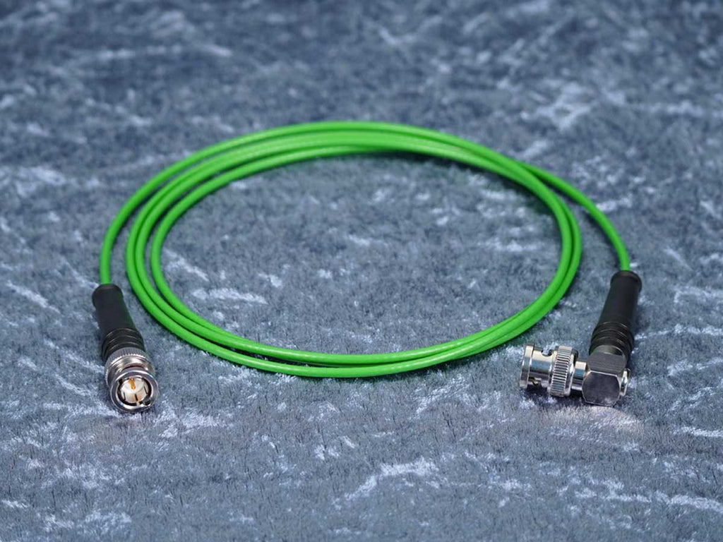 SDI-Kabel Sommer 'Monomax' grün - Hicon BNC auf Winkel BNC