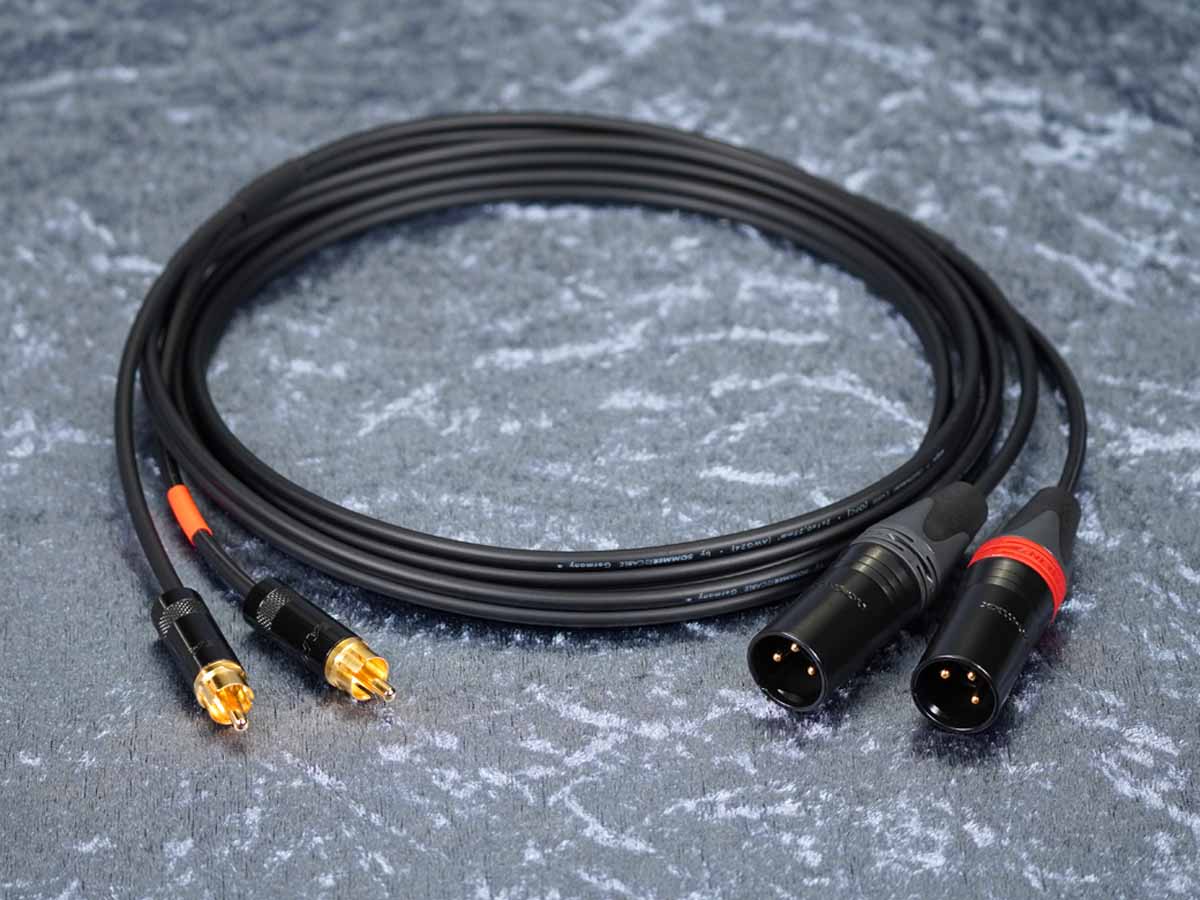 Adapter 2 x Cinch auf 2 x XLR male Sommer REAN Neutrik div. Längen