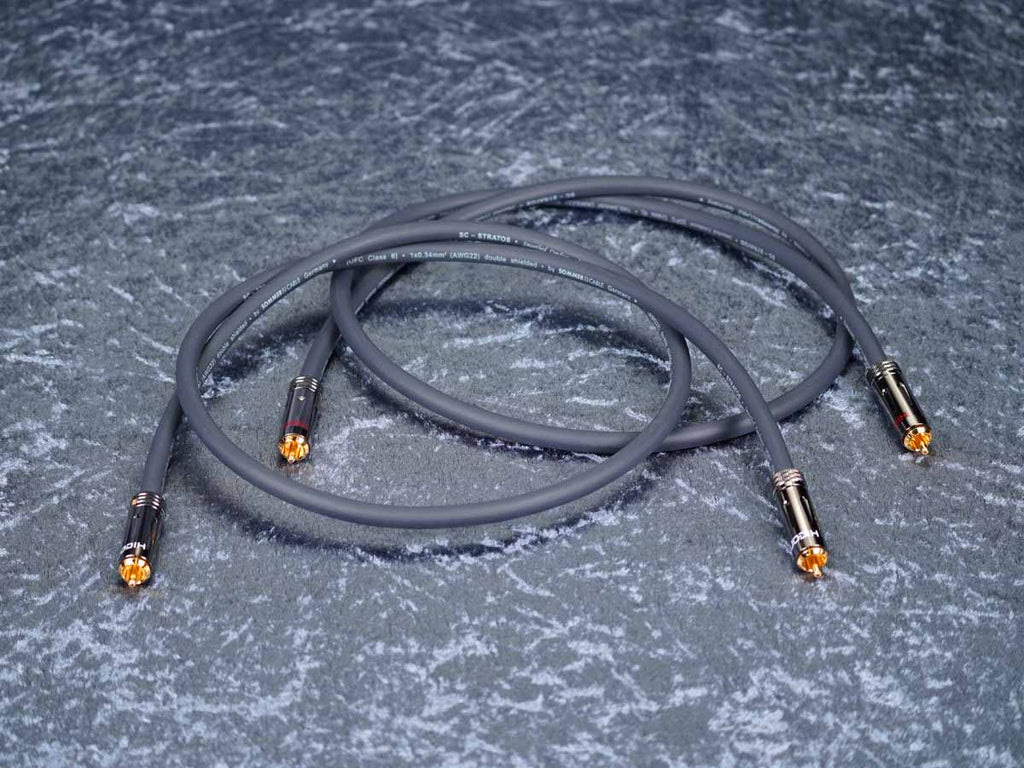 High-End Cinchkabel Sommer 'Stratos' - Hicon CM09 - Stereopaar