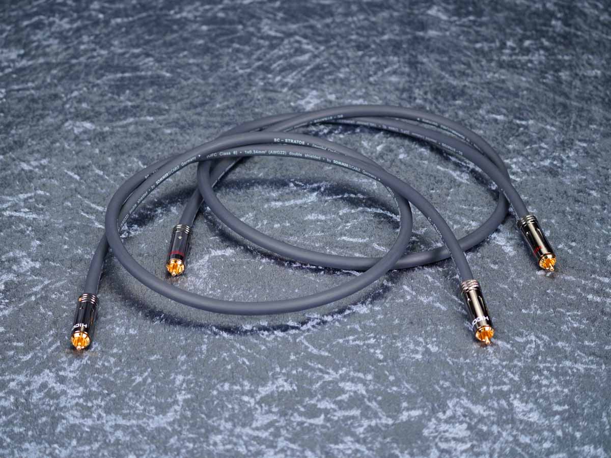 High-End Cinchkabel Sommer 'Stratos' - Hicon CM09 - Stereopaar