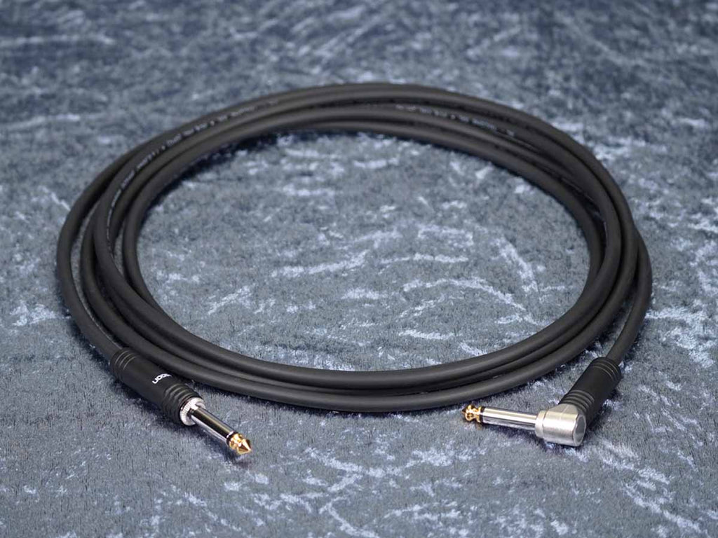 Instrumentenkabel Sommer 'Tricone XXL' schwarz - Hicon Klinke auf Winkelklinke