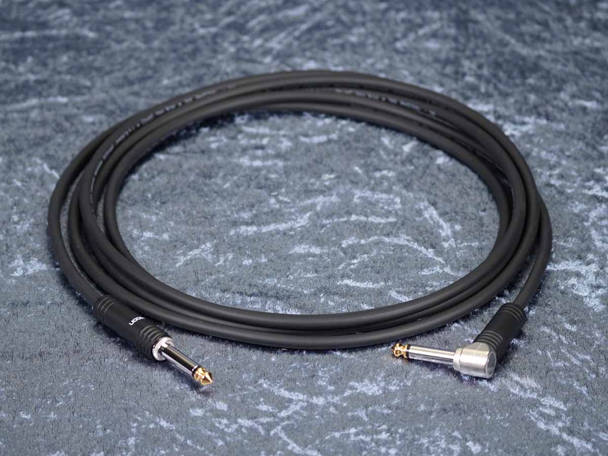 Instrumentenkabel Sommer 'Tricone XXL' schwarz - Hicon Klinke auf Winkelklinke