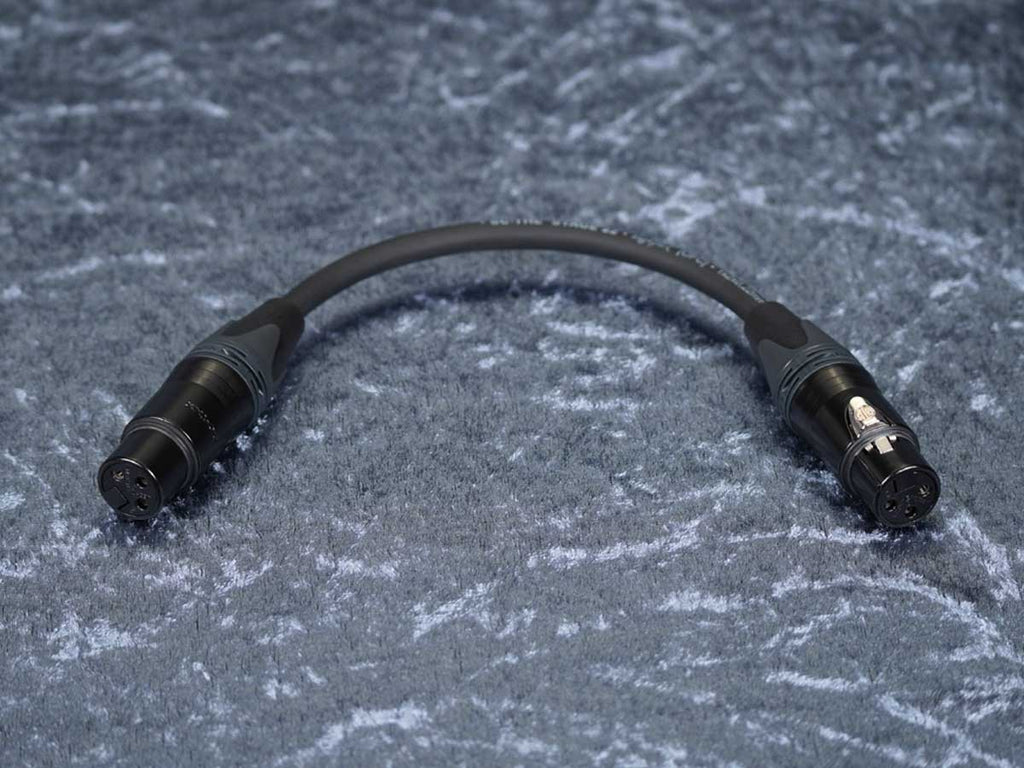 Kurzadapter Genderchanger XLR-3Pol female - Sommer/Neutrik