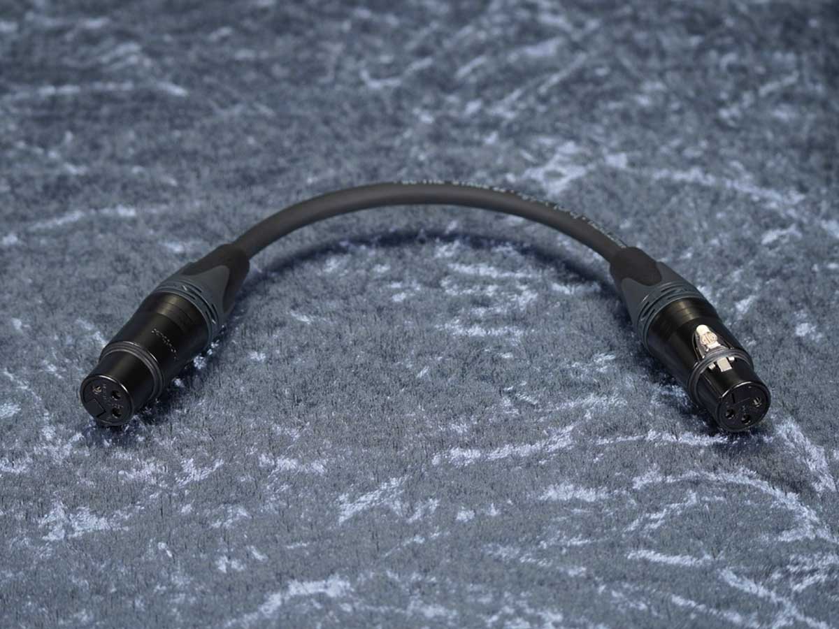 Kurzadapter Genderchanger XLR-3Pol female - Sommer/Neutrik